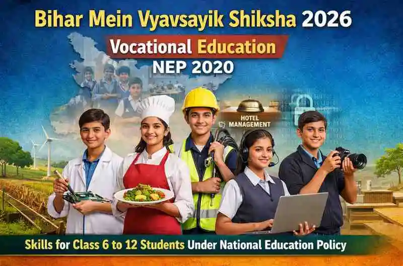 Bihar Mein Vyavsayik Shiksha 2026 vocational education for class 6 to 12 students under NEP 2020