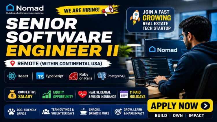 Senior Software Engineer II Remote Job at Nomad